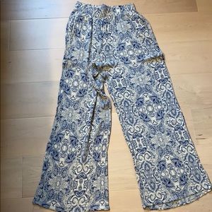 Boho wide leg pants